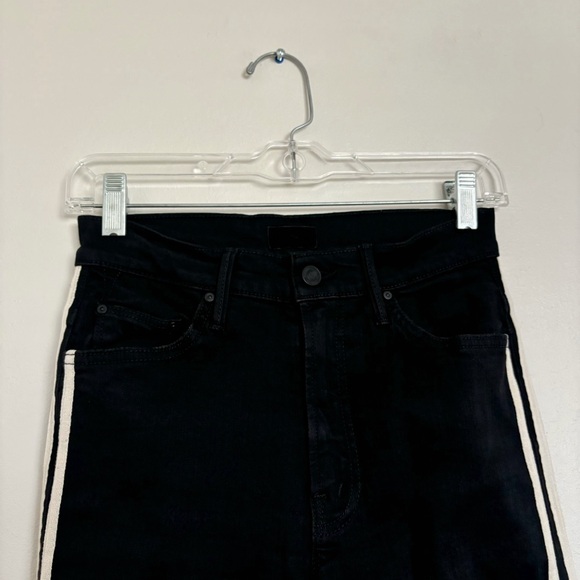 MOTHER Insider Crop Step Fray in Guilty Racer Jeans Size 26 - Picture 4 of 16